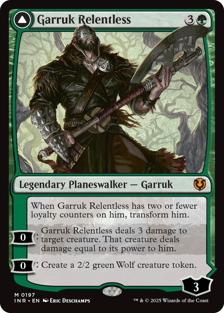 Garruk Relentless // Garruk, the Veil-Cursed [Innistrad Remastered] | Card Citadel