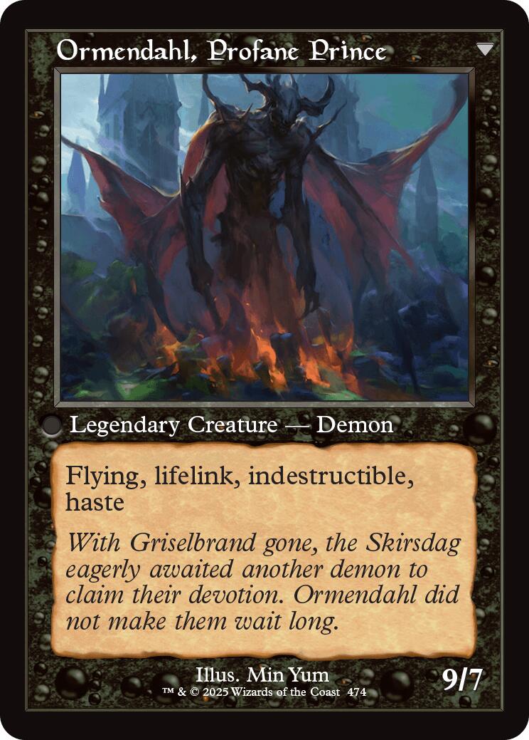 Westvale Abbey // Ormendahl, Profane Prince (Retro Frame) [Innistrad Remastered] | Card Citadel