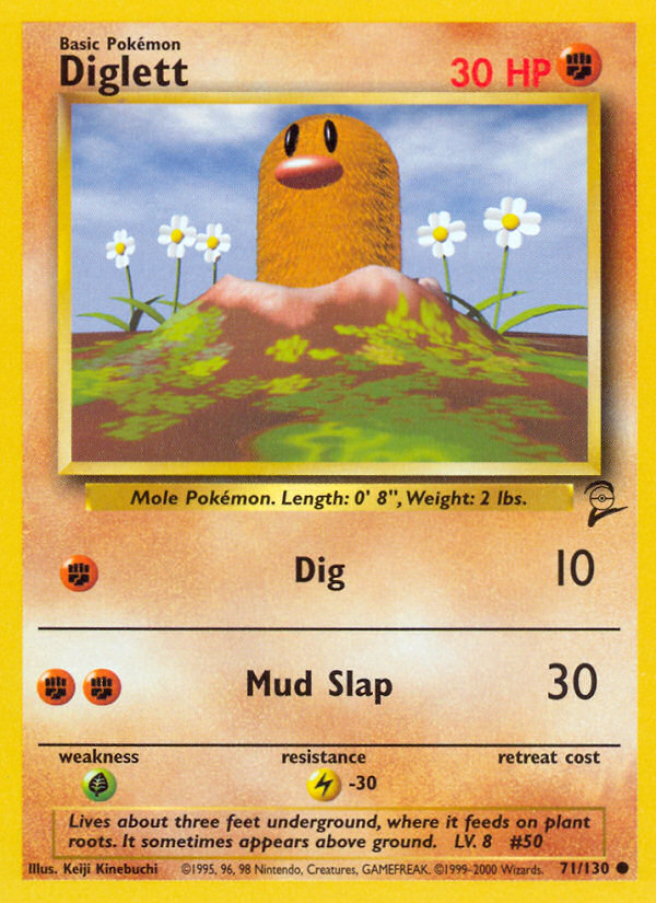 Diglett (71/130) [Base Set 2] | Card Citadel