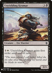 Unyielding Krumar [Mystery Booster] | Card Citadel