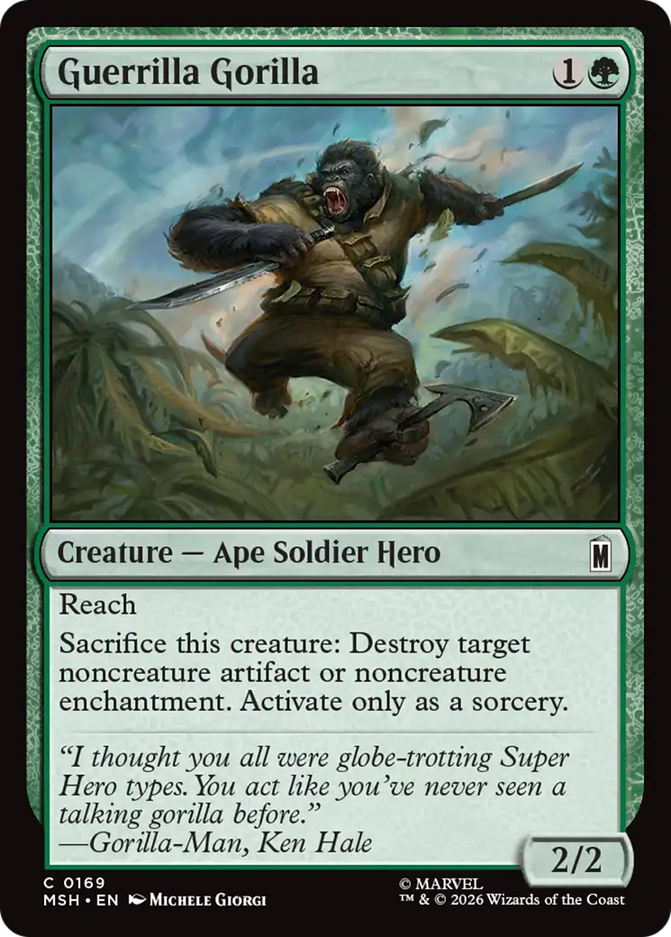 Guerrilla Gorilla [Marvel Super Heroes] | Card Citadel