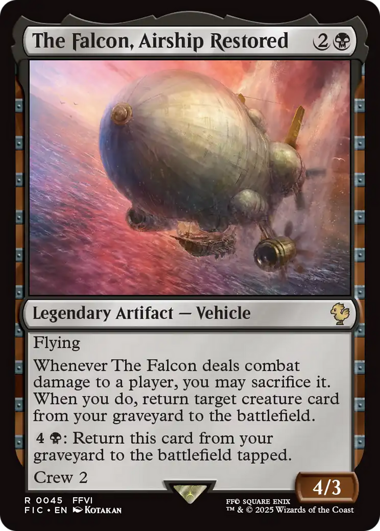 The Falcon, Airship Restored [FINAL FANTASY Commander] | Card Citadel