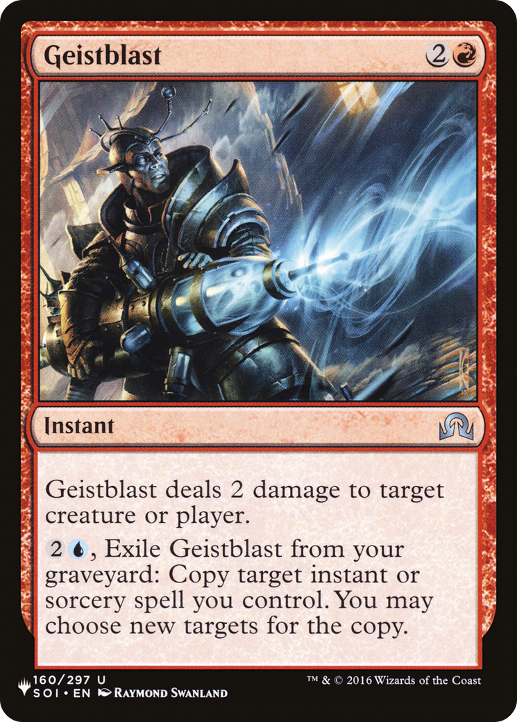 Geistblast [The List] | Card Citadel
