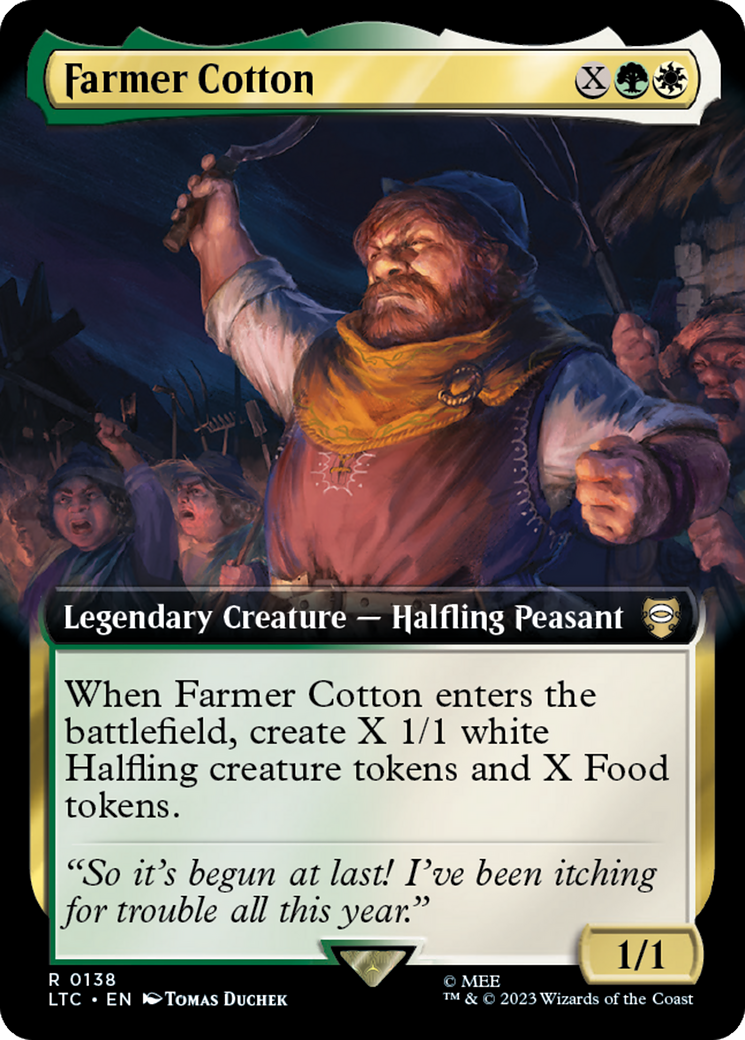 Farmer Cotton (Extended Art) [The Lord of the Rings: Tales of Middle-Earth Commander] | Card Citadel