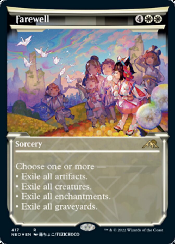 Farewell (Showcase) (Foil Etched) [Kamigawa: Neon Dynasty] | Card Citadel