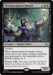 Metamorphosis Fanatic [Duskmourn: House of Horror Commander] | Card Citadel