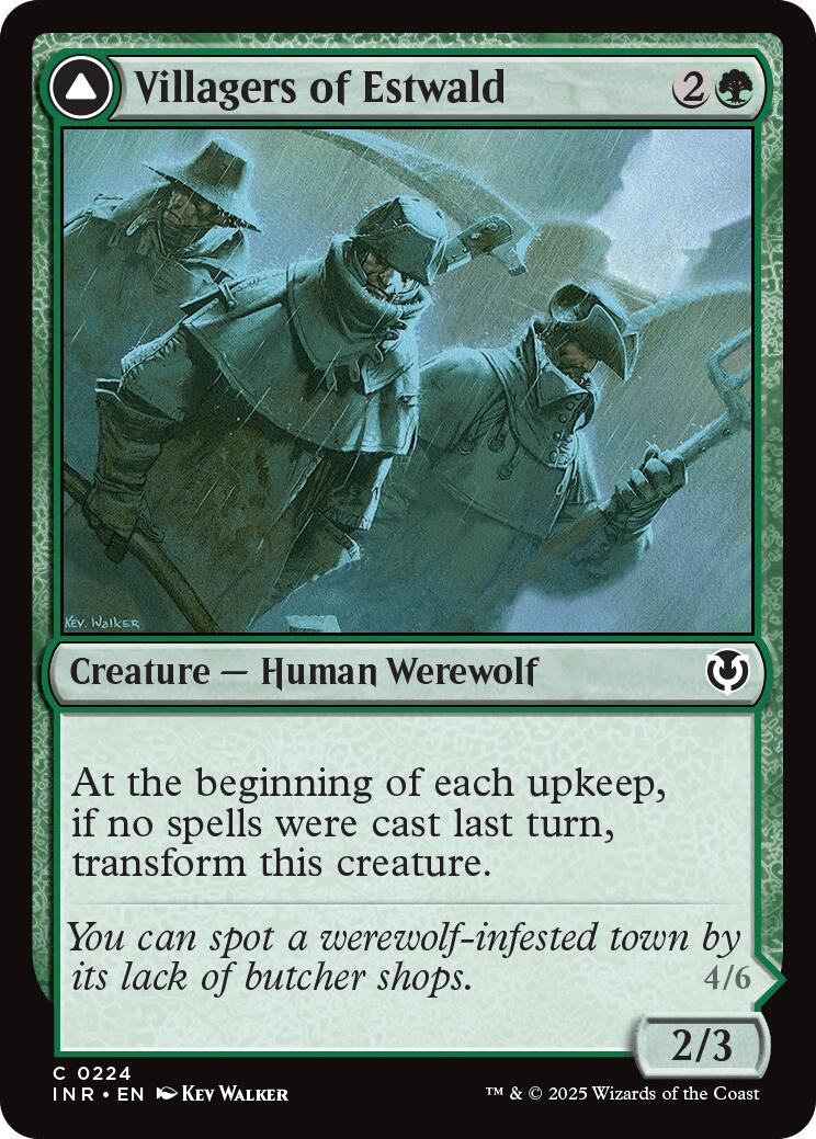 Villagers of Estwald // Howlpack of Estwald [Innistrad Remastered] | Card Citadel