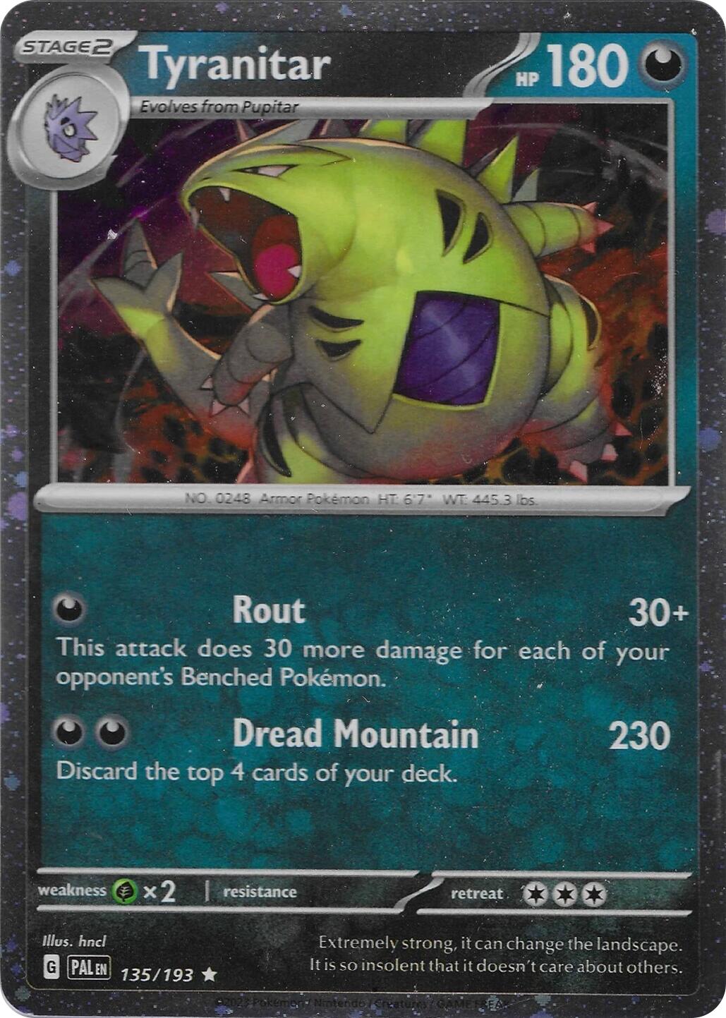 Tyranitar (135/193) (Cosmo Foil) [Miscellaneous Cards] | Card Citadel