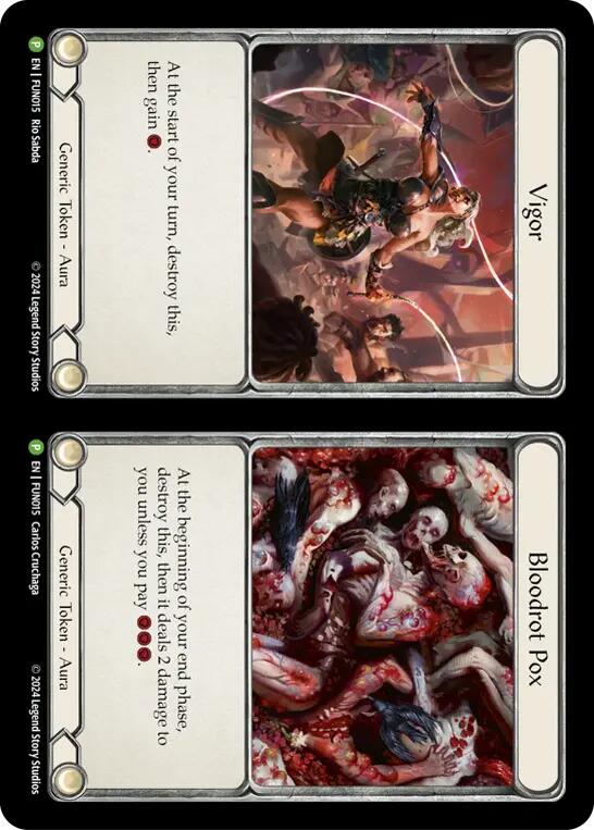 Cracker Bauble // Vigor and Bloodrot Pox [LGS360-FUN015] (Promo) | Card Citadel
