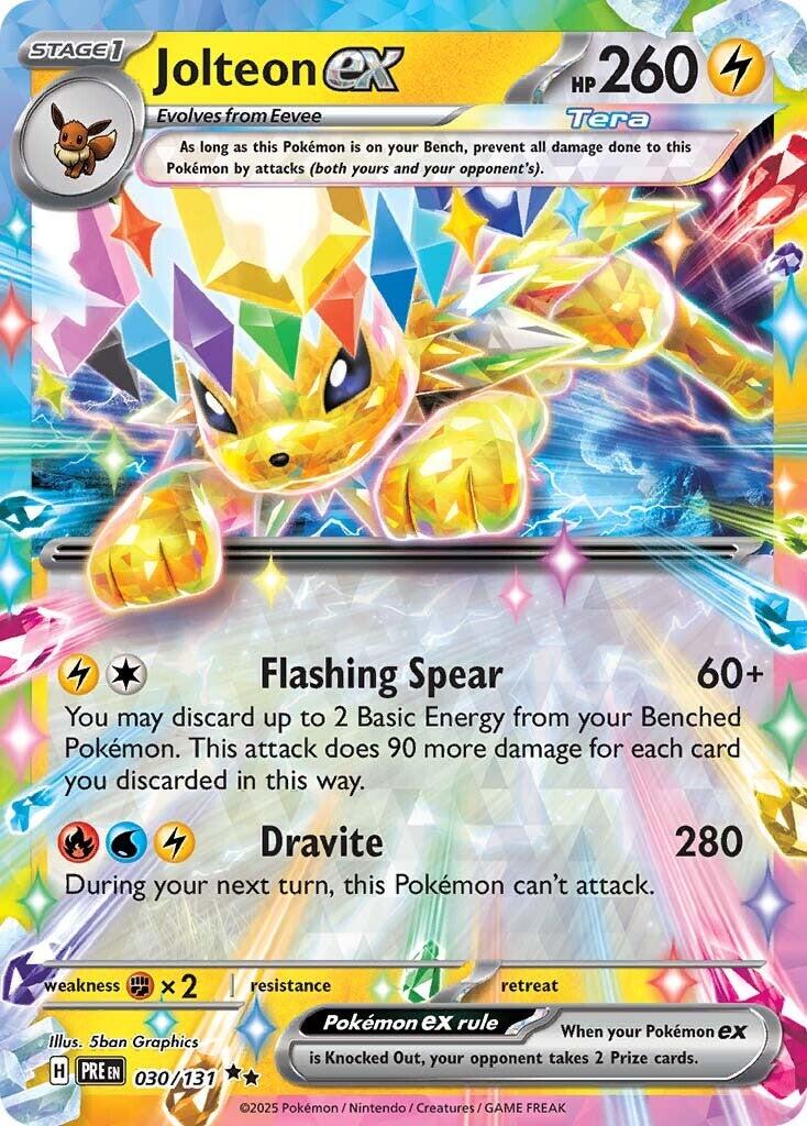 Jolteon ex (030/131) [Scarlet & Violet: Prismatic Evolutions] | Card Citadel