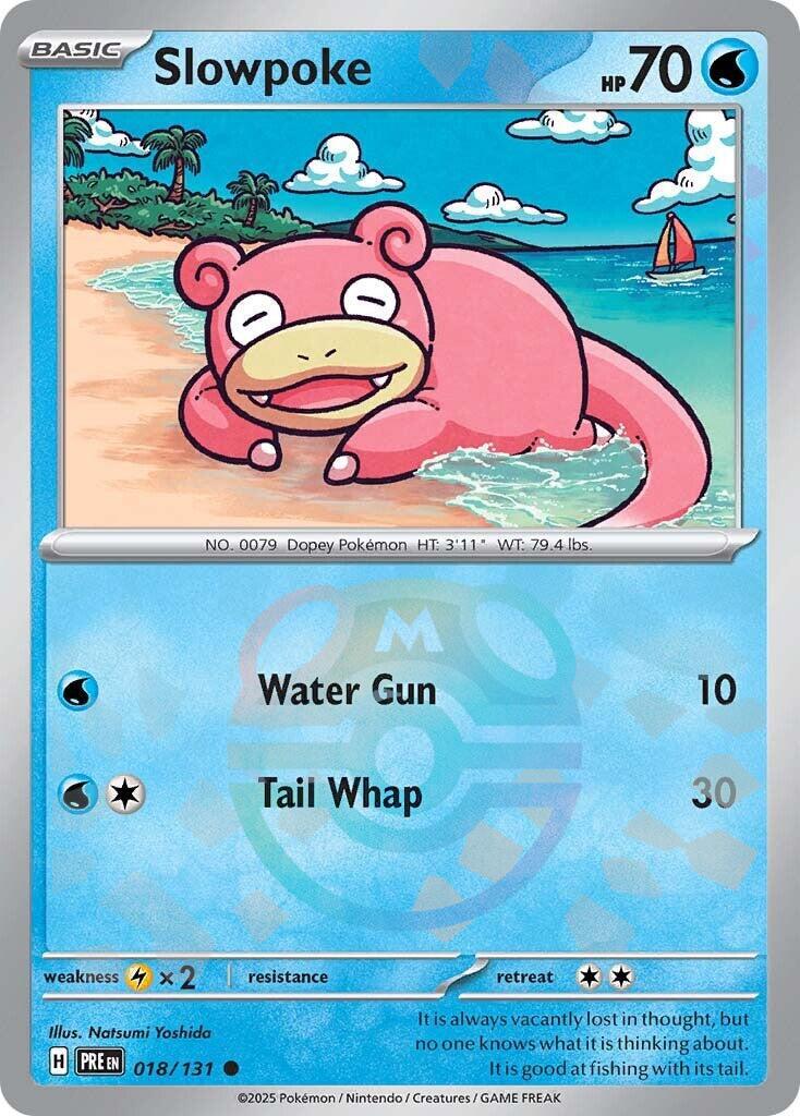 Slowpoke (018/131) (Master Ball Pattern) [Scarlet & Violet: Prismatic Evolutions] | Card Citadel
