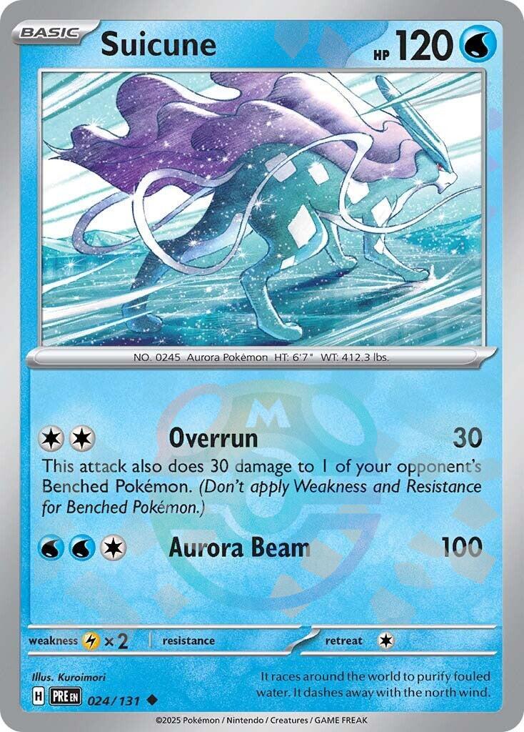 Suicune (024/131) (Master Ball Pattern) [Scarlet & Violet: Prismatic Evolutions] | Card Citadel