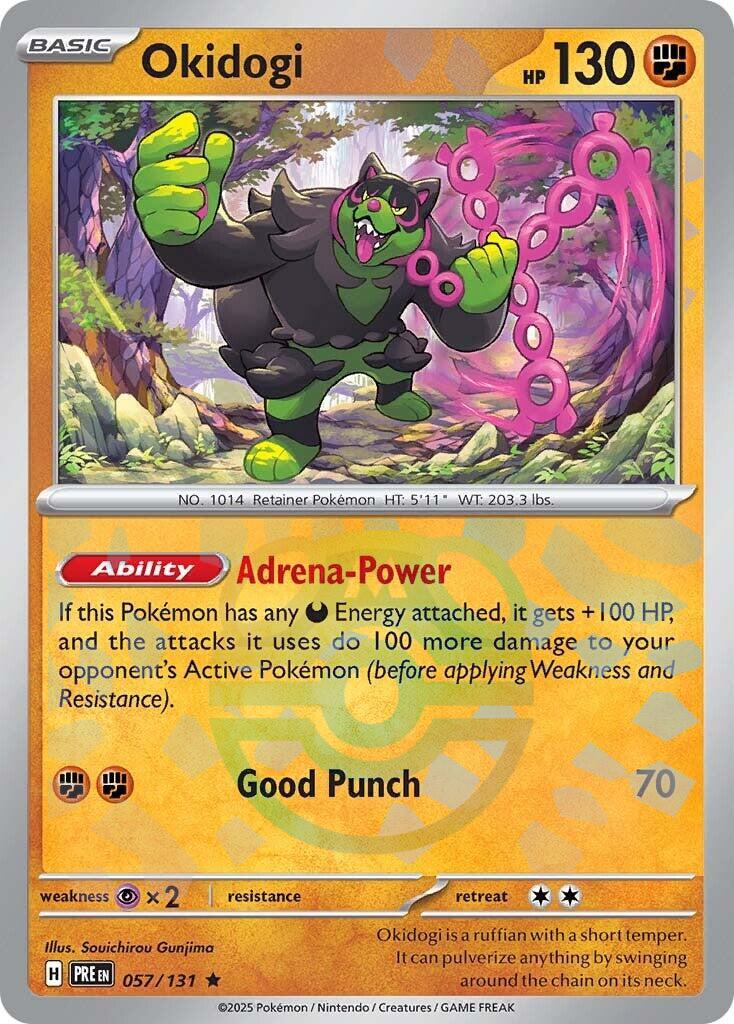 Okidogi (057/131) (Master Ball Pattern) [Scarlet & Violet: Prismatic Evolutions] | Card Citadel