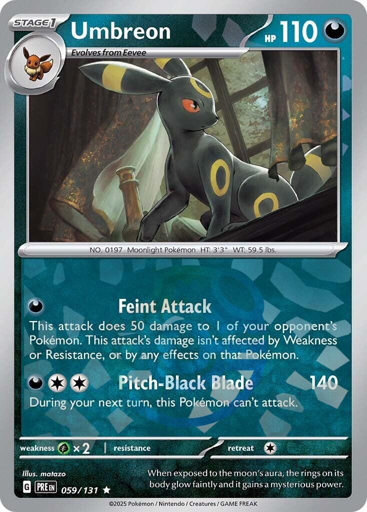 Umbreon (059/131) (Master Ball Pattern) [Scarlet & Violet: Prismatic Evolutions] | Card Citadel