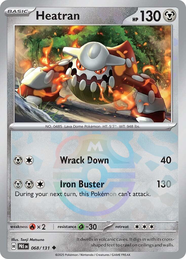 Heatran (068/131) (Master Ball Pattern) [Scarlet & Violet: Prismatic Evolutions] | Card Citadel