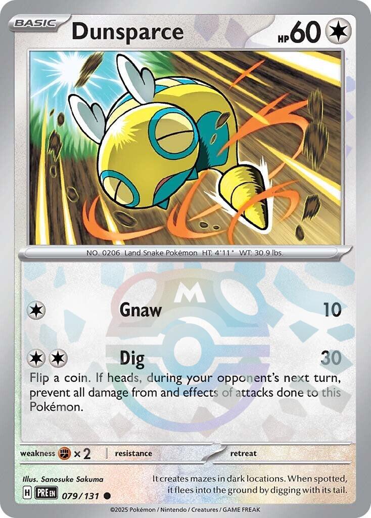 Dunsparce (079/131) (Master Ball Pattern) [Scarlet & Violet: Prismatic Evolutions] | Card Citadel
