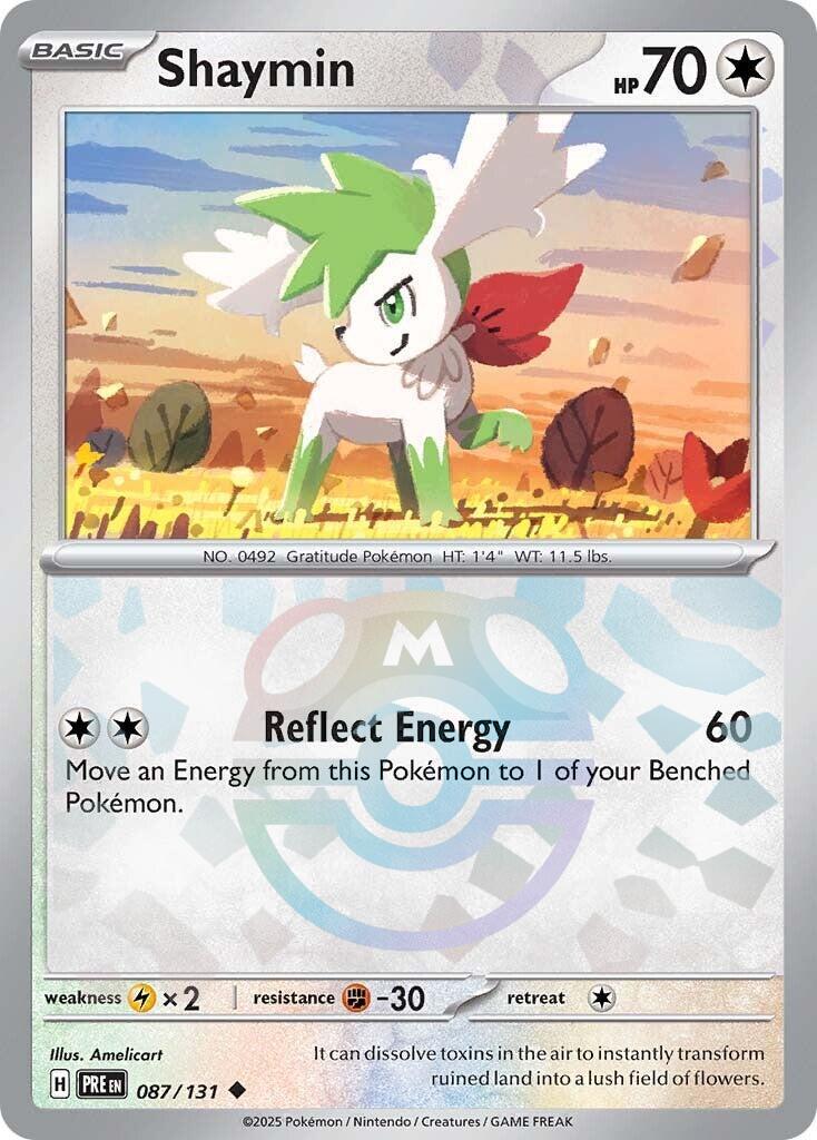 Shaymin (087/131) (Master Ball Pattern) [Scarlet & Violet: Prismatic Evolutions] | Card Citadel