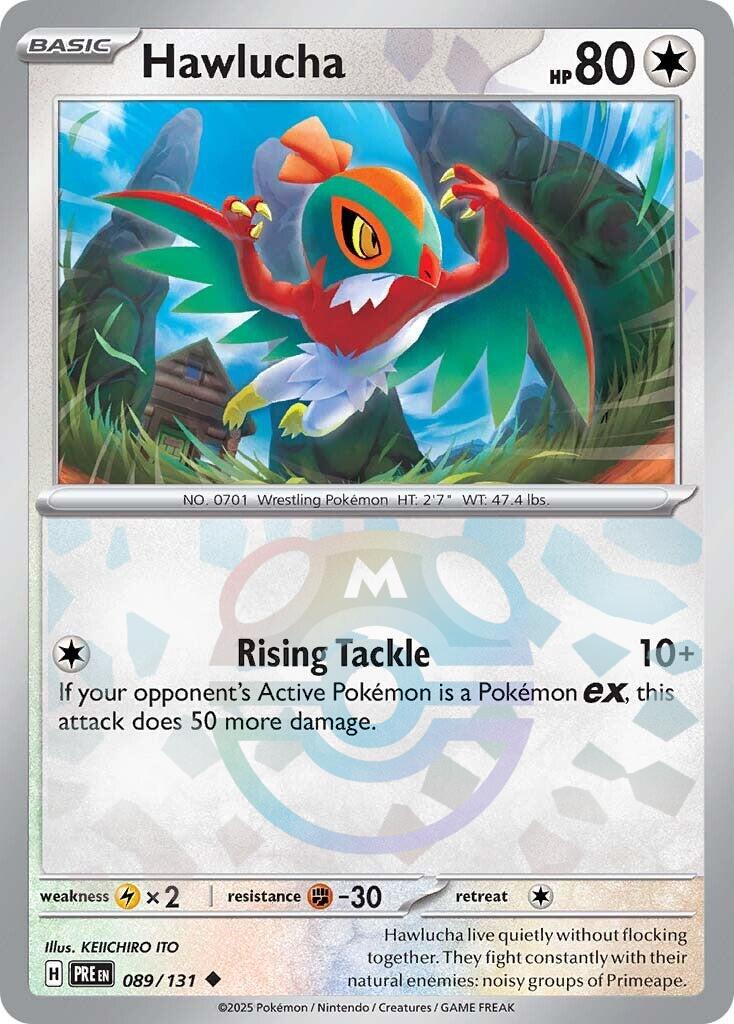 Hawlucha (089/131) (Master Ball Pattern) [Scarlet & Violet: Prismatic Evolutions] | Card Citadel