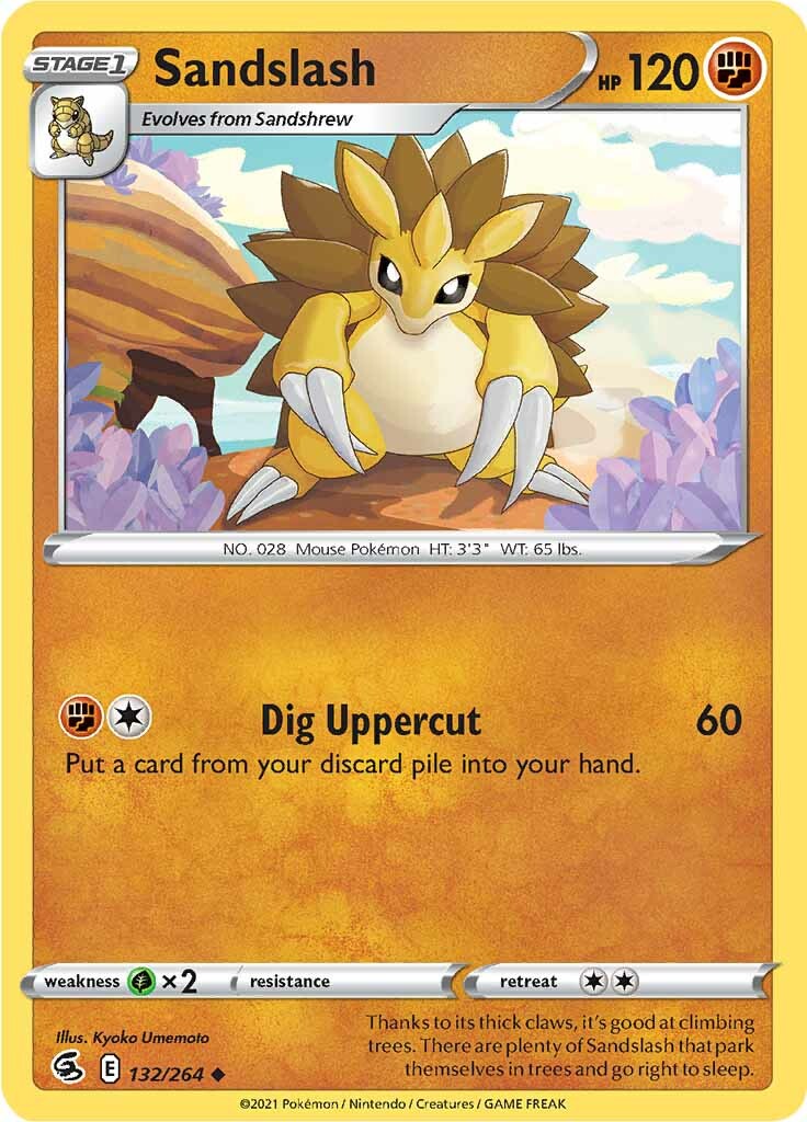 Sandslash (132/264) [Sword & Shield: Fusion Strike] | Card Citadel