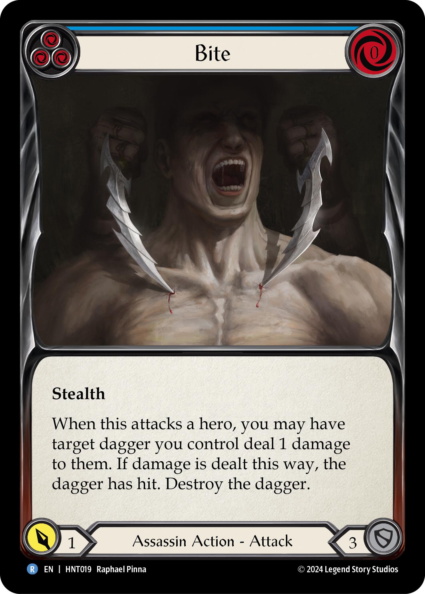 Bite (Blue) [HNT019] (The Hunted) | Card Citadel