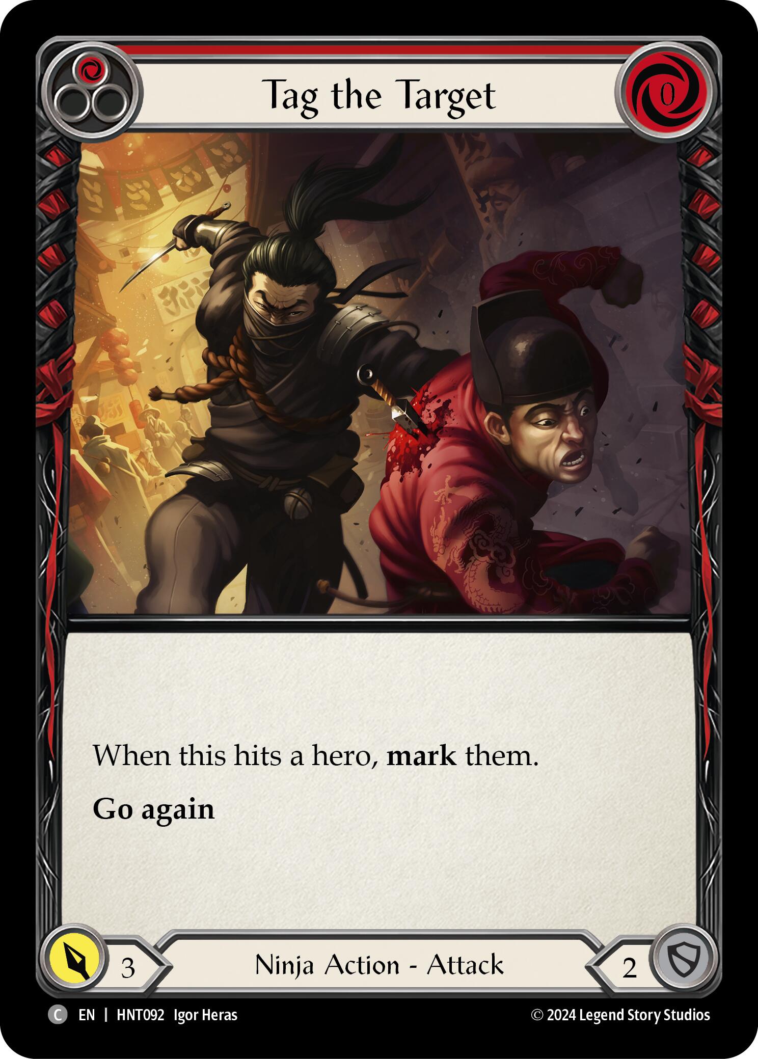 Tag the Target (Red) [HNT092] (The Hunted) | Card Citadel