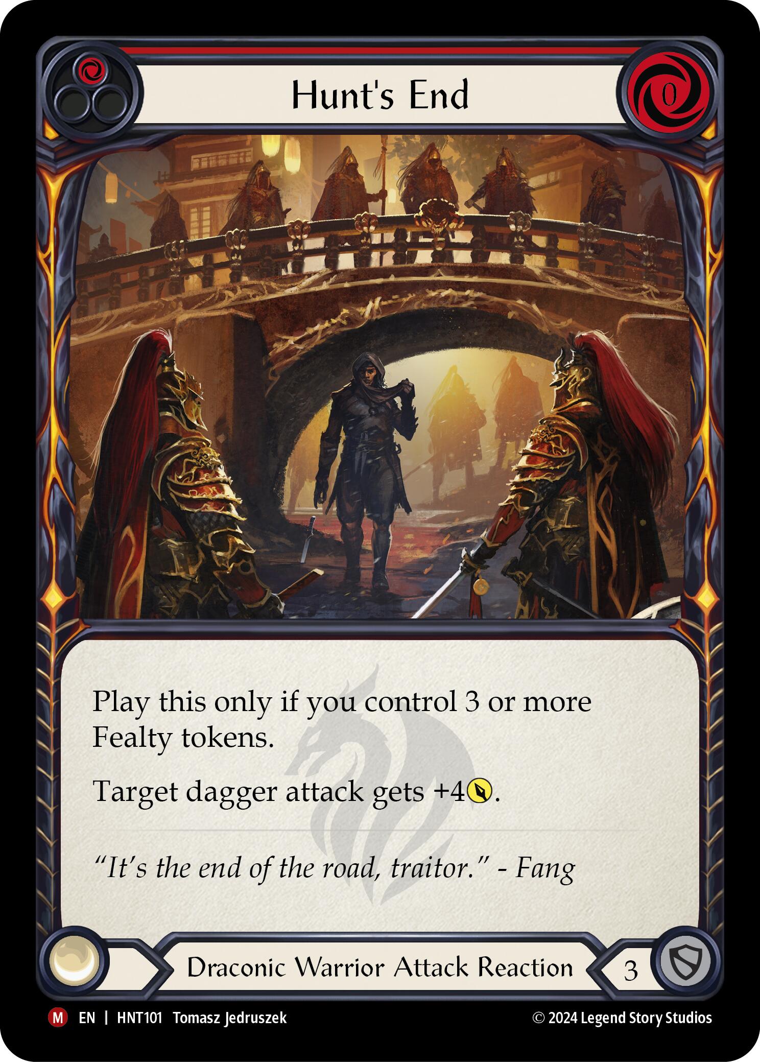 Hunt's End [HNT101] (The Hunted)  Rainbow Foil | Card Citadel
