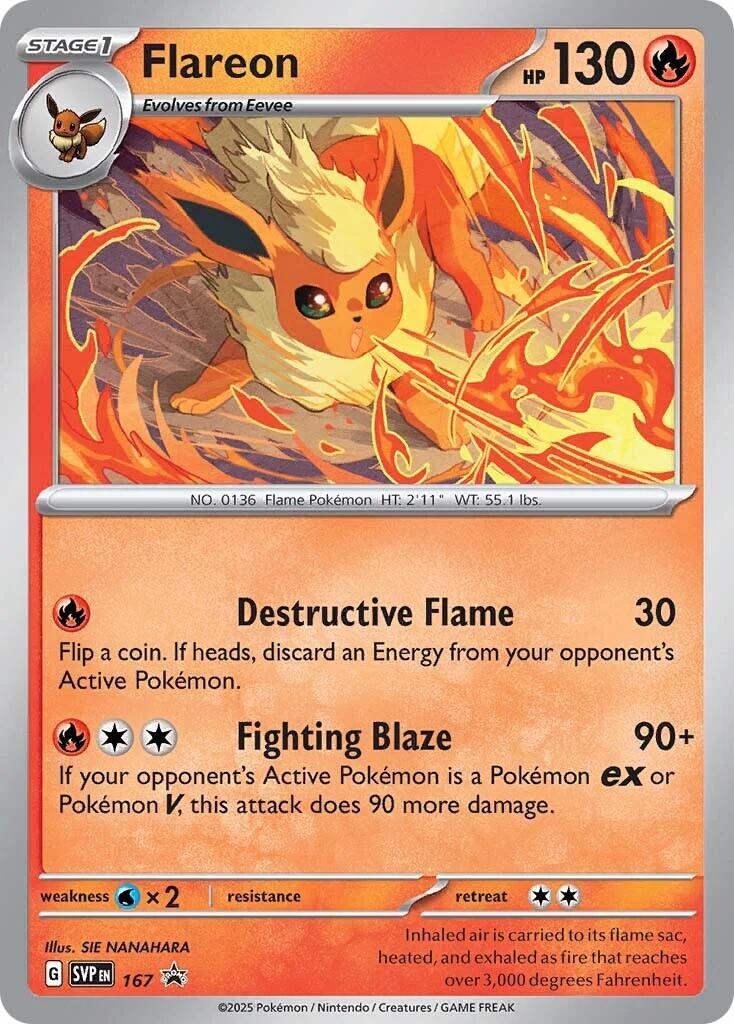 Flareon (SVP167) [Scarlet & Violet: Black Star Promos] | Card Citadel