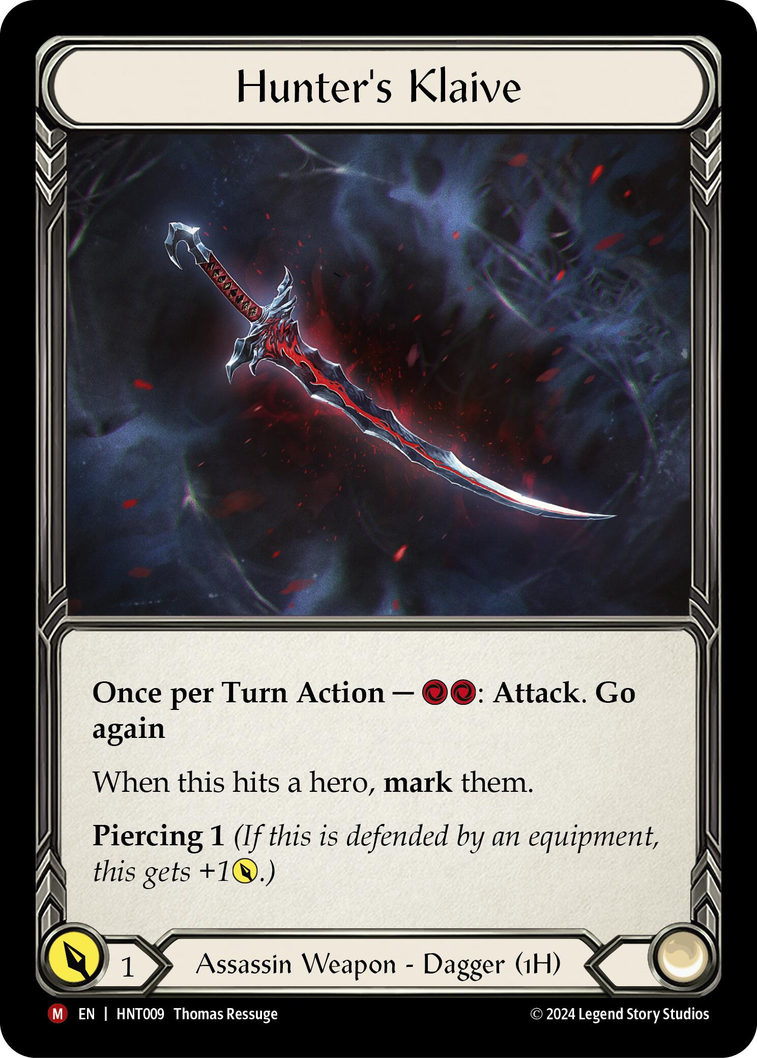 Hunter's Klaive [HNT009] (The Hunted)  Cold Foil | Card Citadel