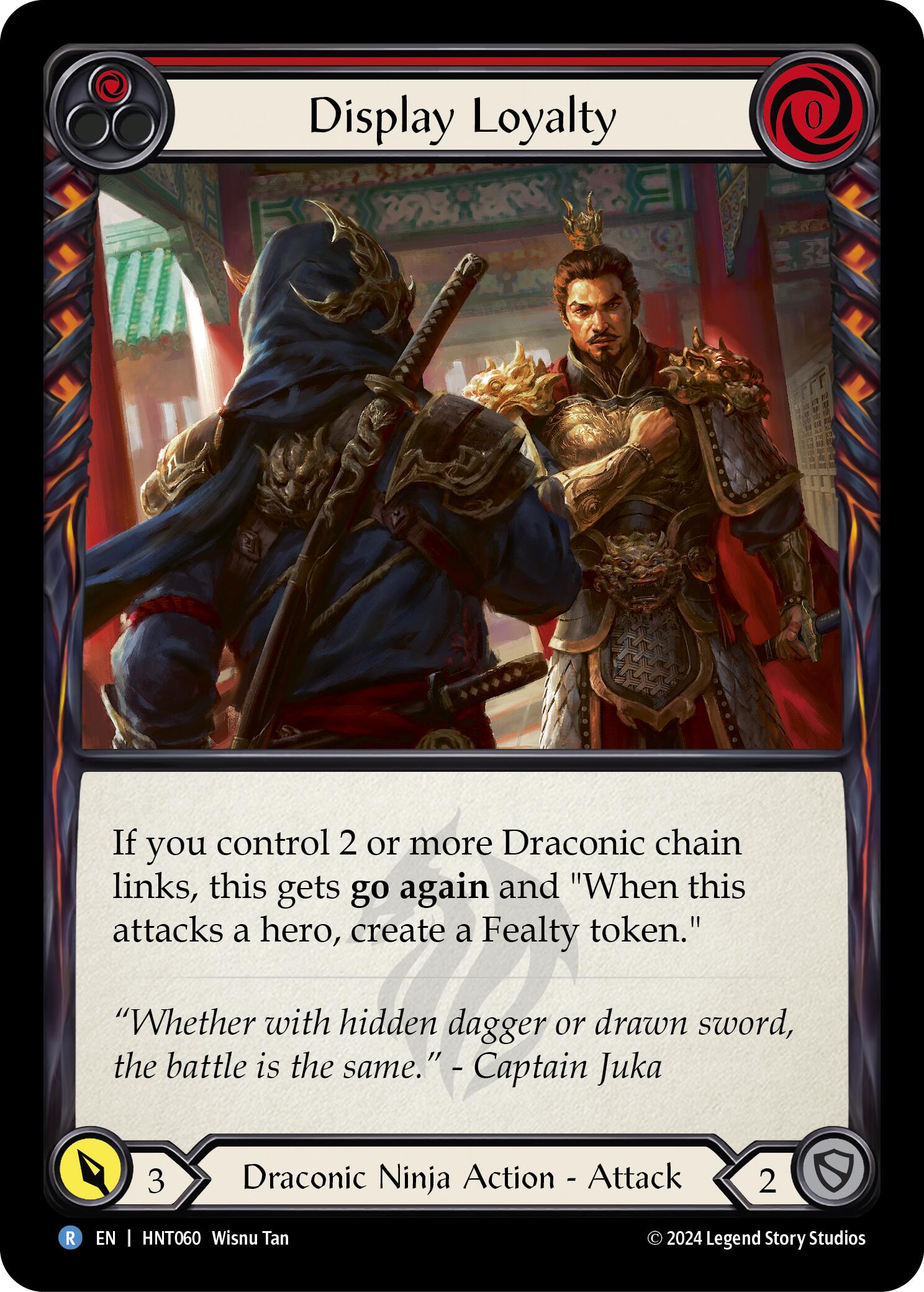 Display Loyalty (Red) [HNT060] (The Hunted) | Card Citadel