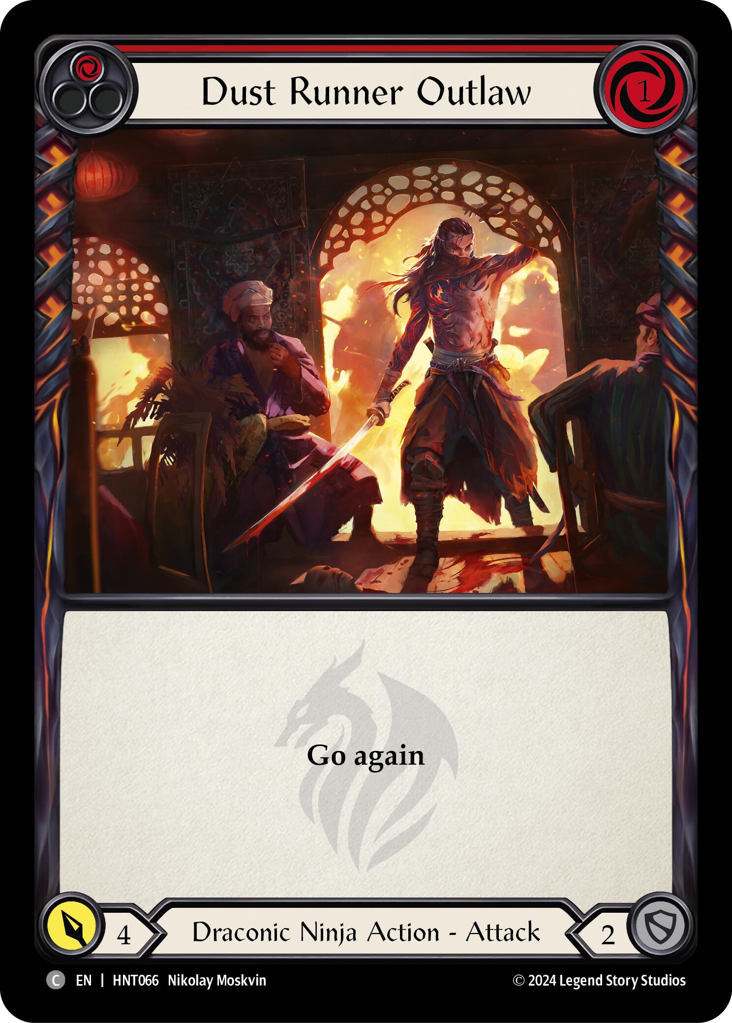 Dust Runner Outlaw (Red) [HNT066] (The Hunted) | Card Citadel