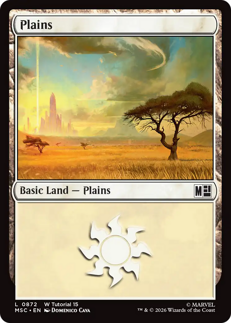 Plains (0872) [Marvel Super Heroes Commander] | Card Citadel