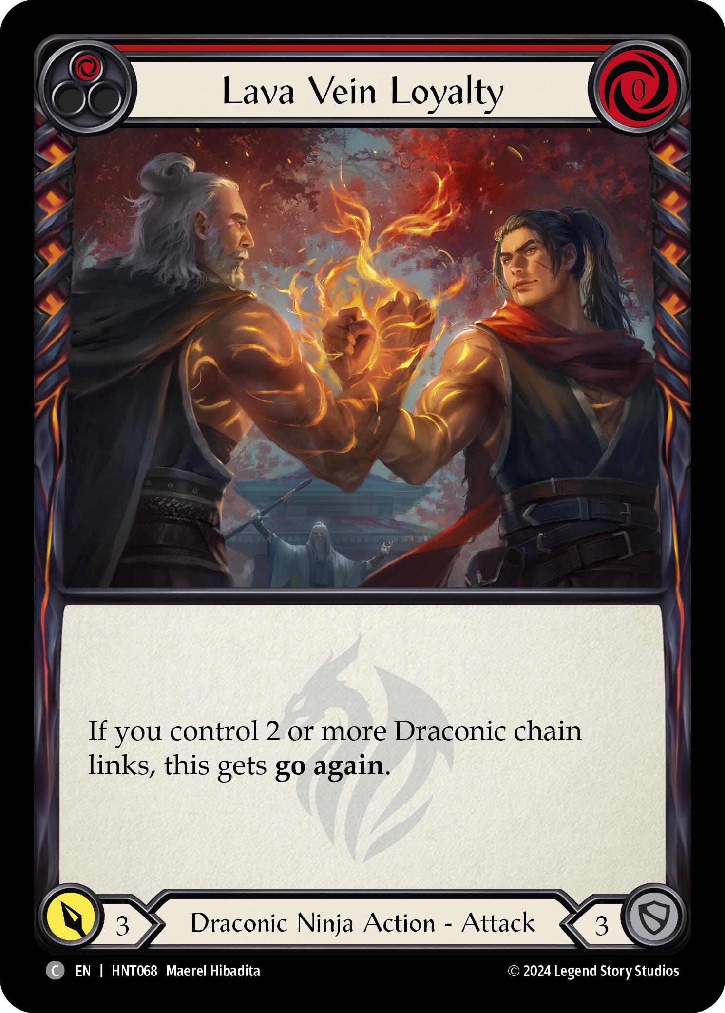 Lava Vein Loyalty (Red) [HNT068] (The Hunted) | Card Citadel