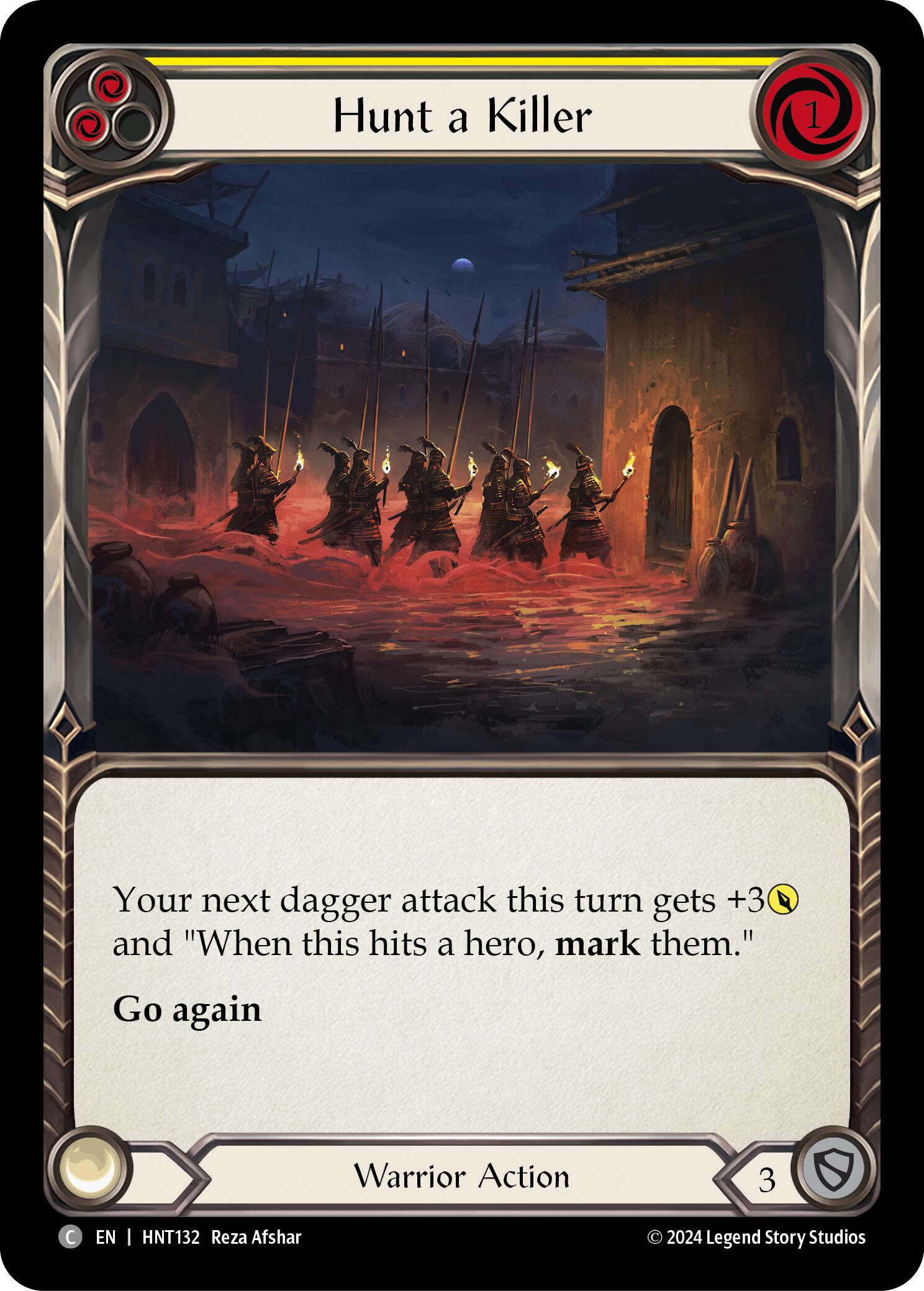 Hunt a Killer (Yellow) [HNT132] (The Hunted)  Rainbow Foil | Card Citadel