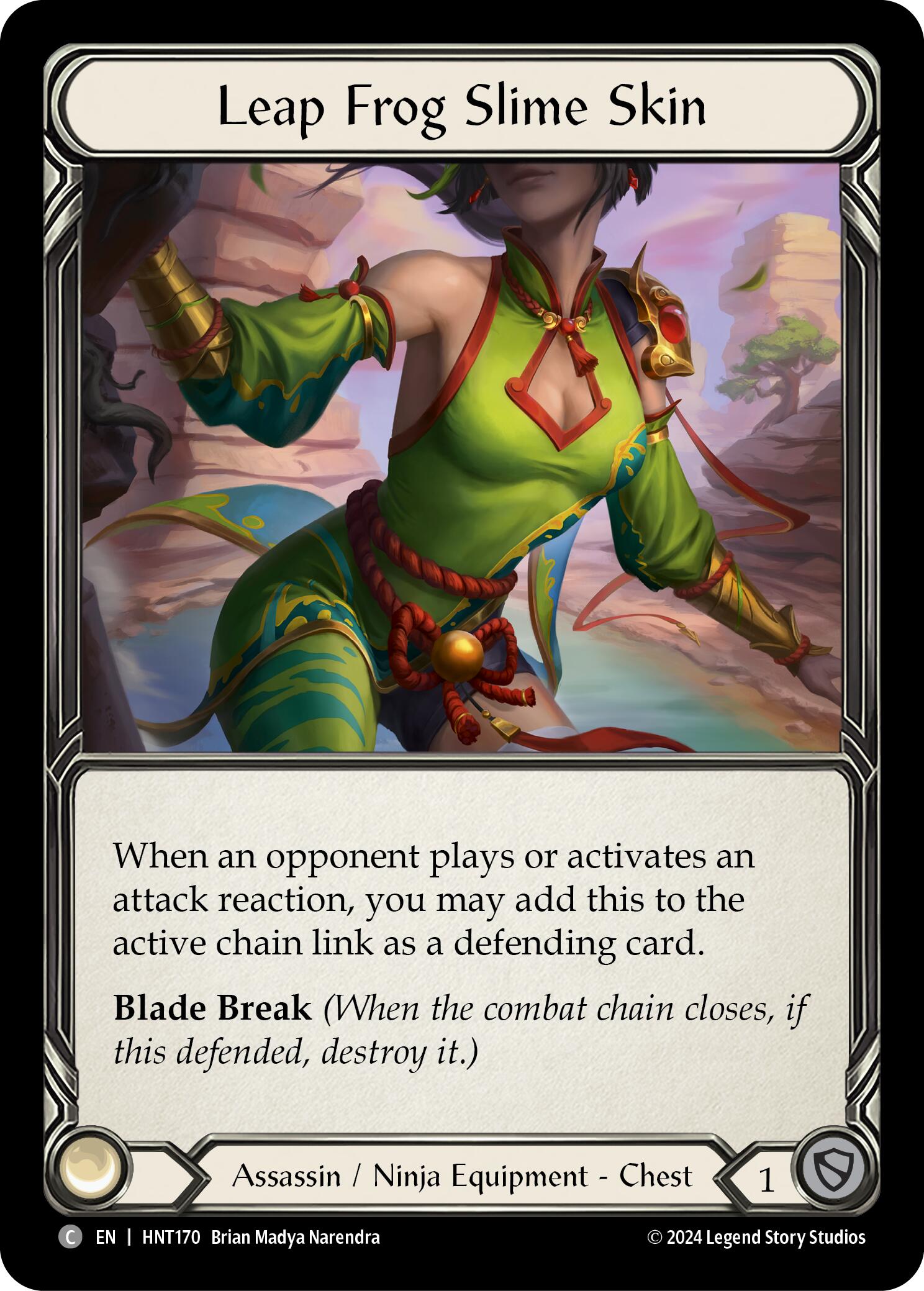 Leap Frog Slime Skin [HNT170] (The Hunted) | Card Citadel