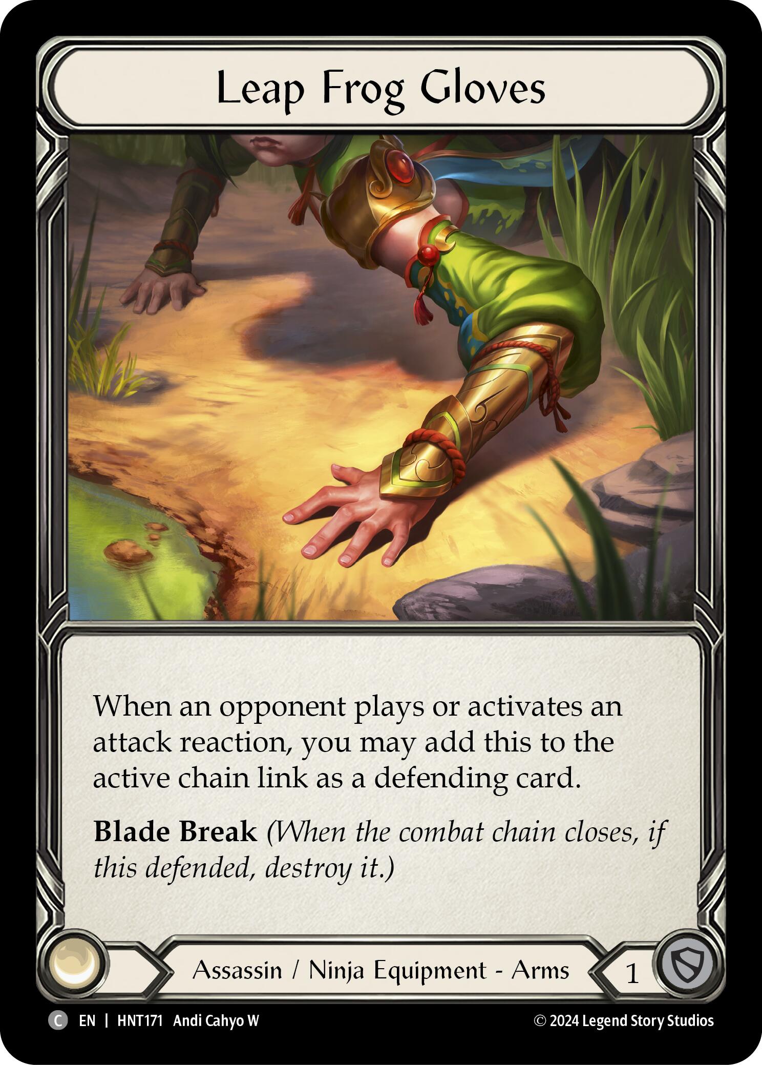 Leap Frog Gloves [HNT171] (The Hunted) | Card Citadel