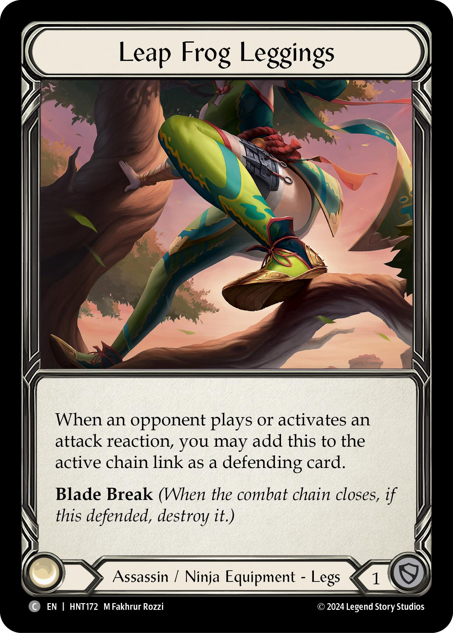 Leap Frog Leggings [HNT172] (The Hunted)  Cold Foil | Card Citadel