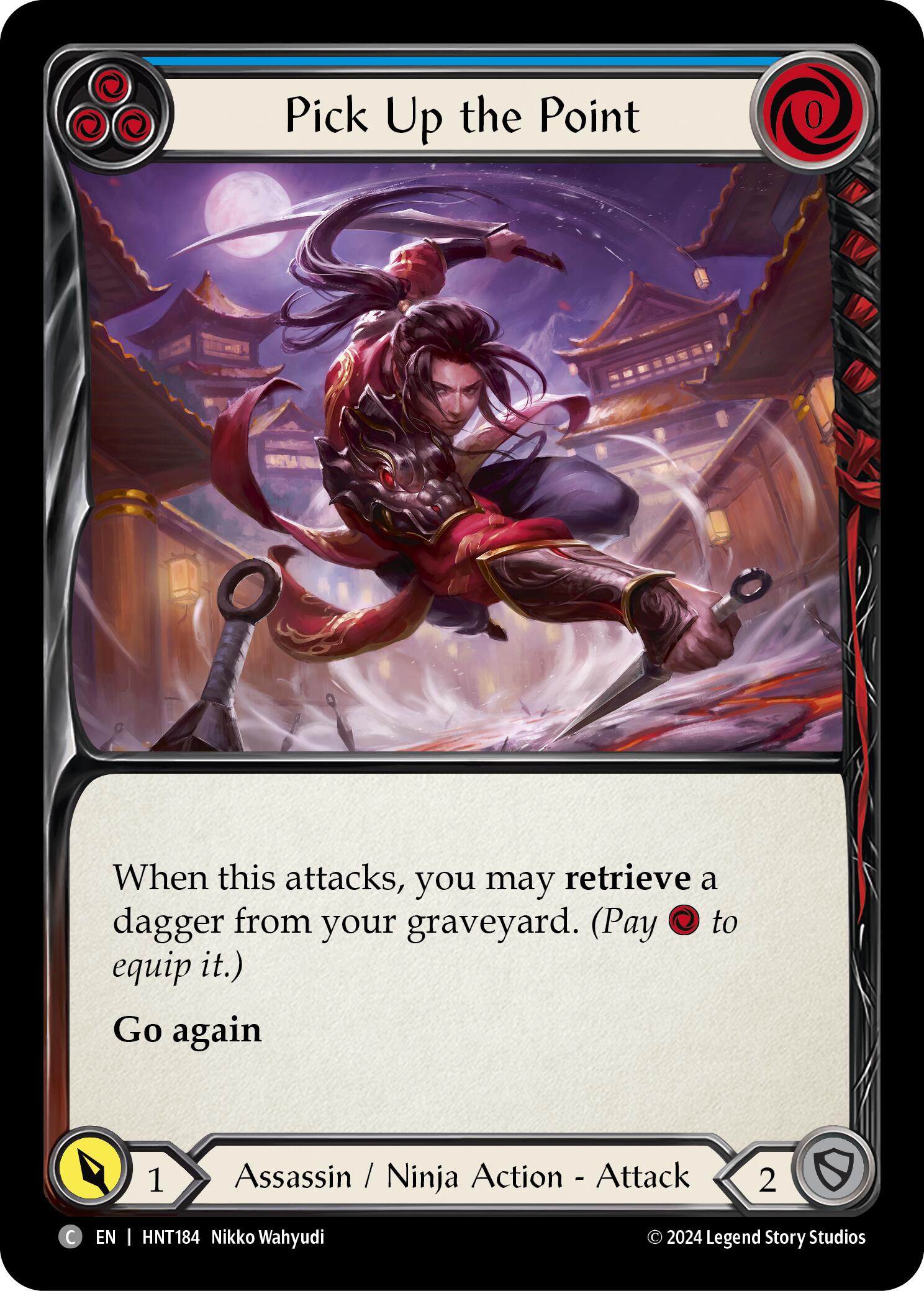 Pick Up the Point (Blue) [HNT184] (The Hunted) | Card Citadel