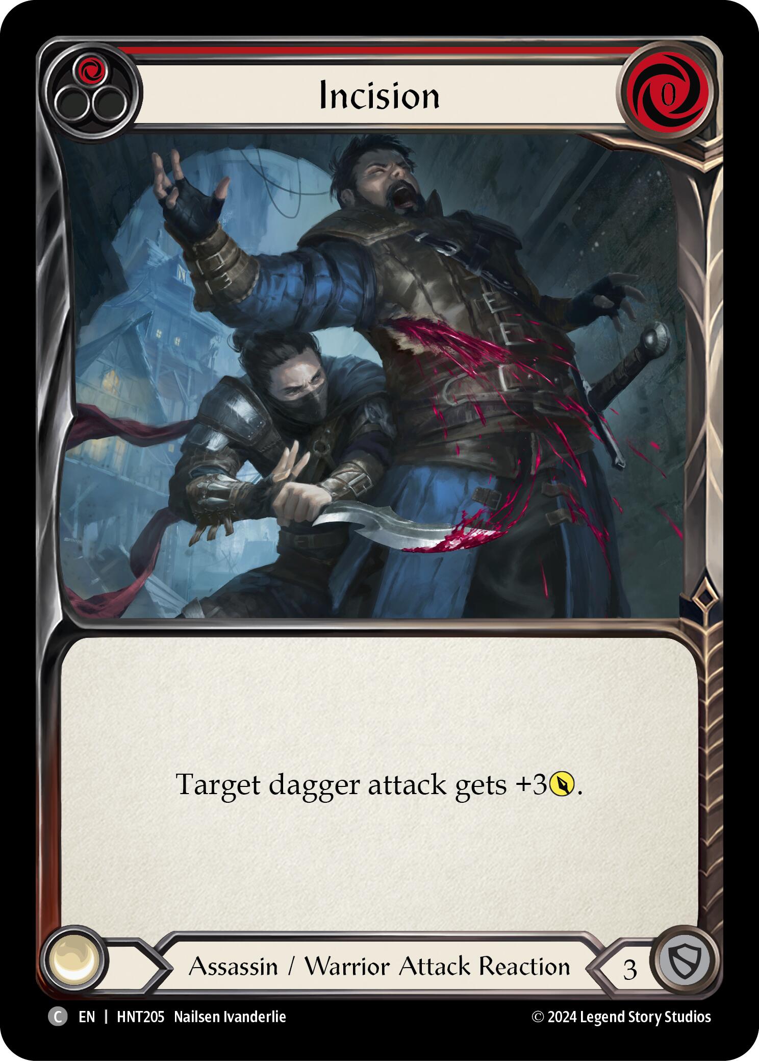 Incision (Red) [HNT205] (The Hunted) | Card Citadel