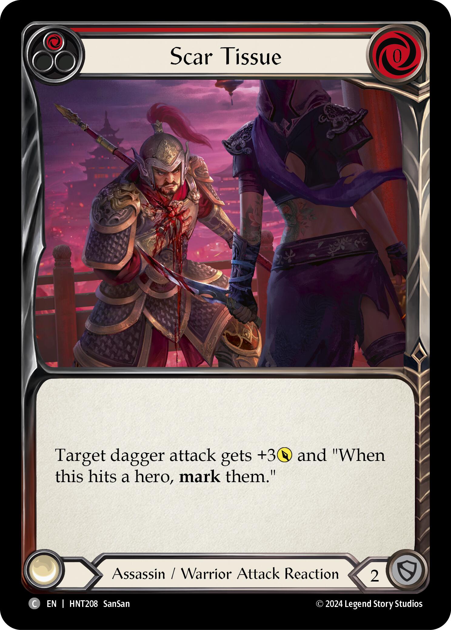Scar Tissue (Red) [HNT208] (The Hunted)  Rainbow Foil | Card Citadel