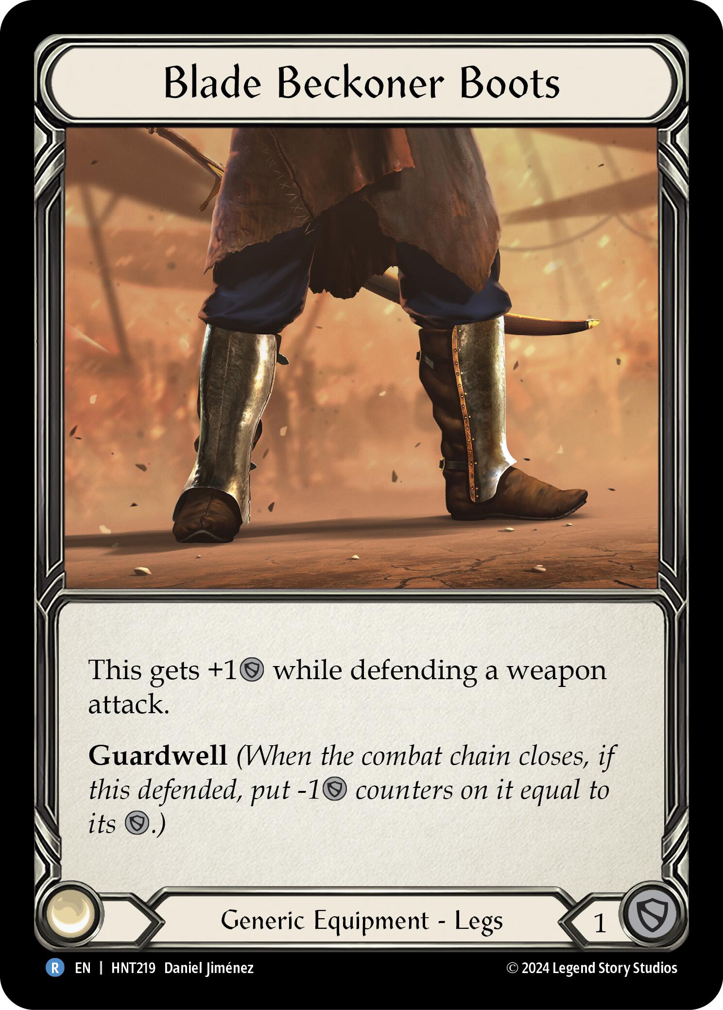 Blade Beckoner Boots [HNT219] (The Hunted) | Card Citadel