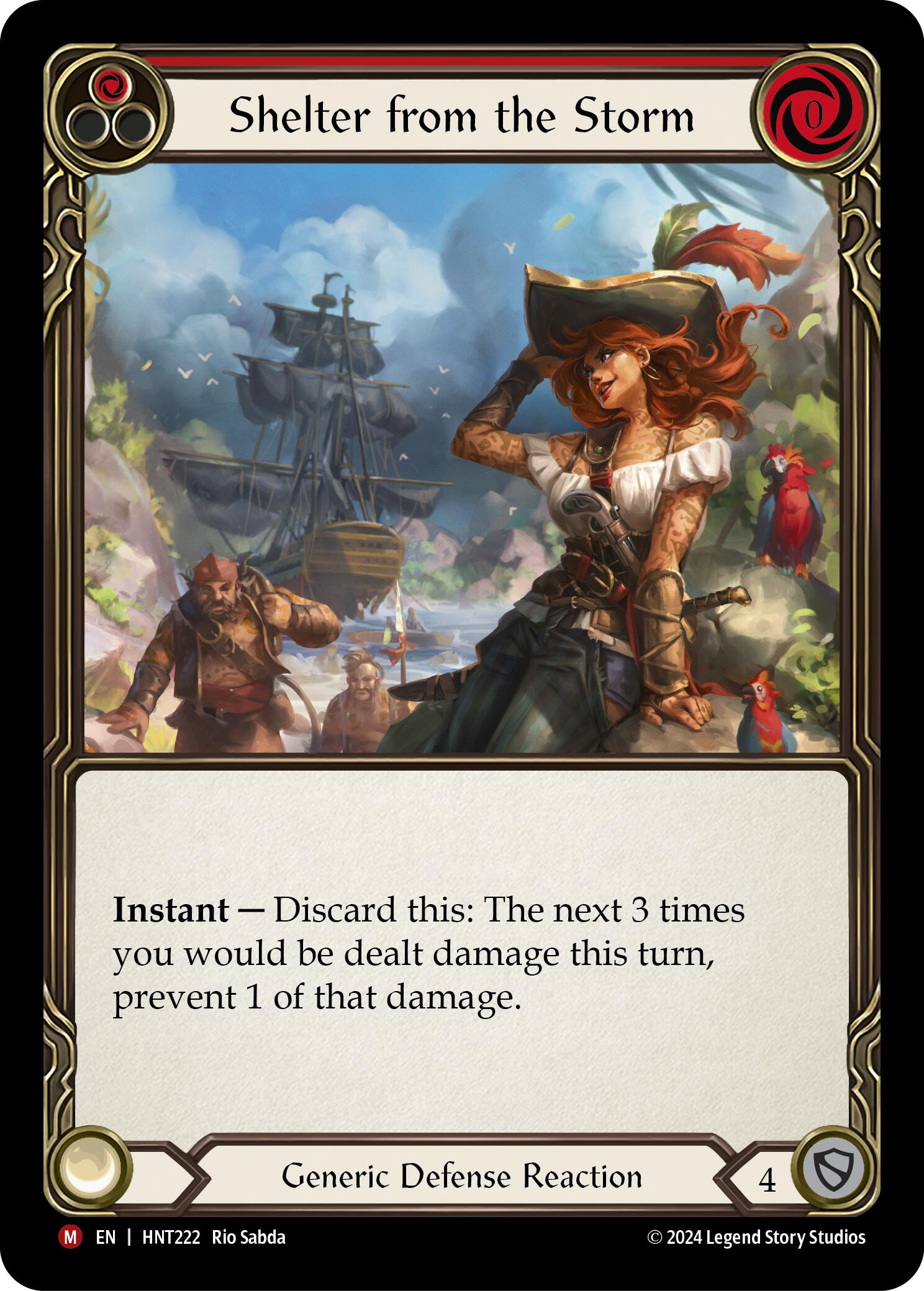 Shelter from the Storm [HNT222] (The Hunted)  Rainbow Foil | Card Citadel
