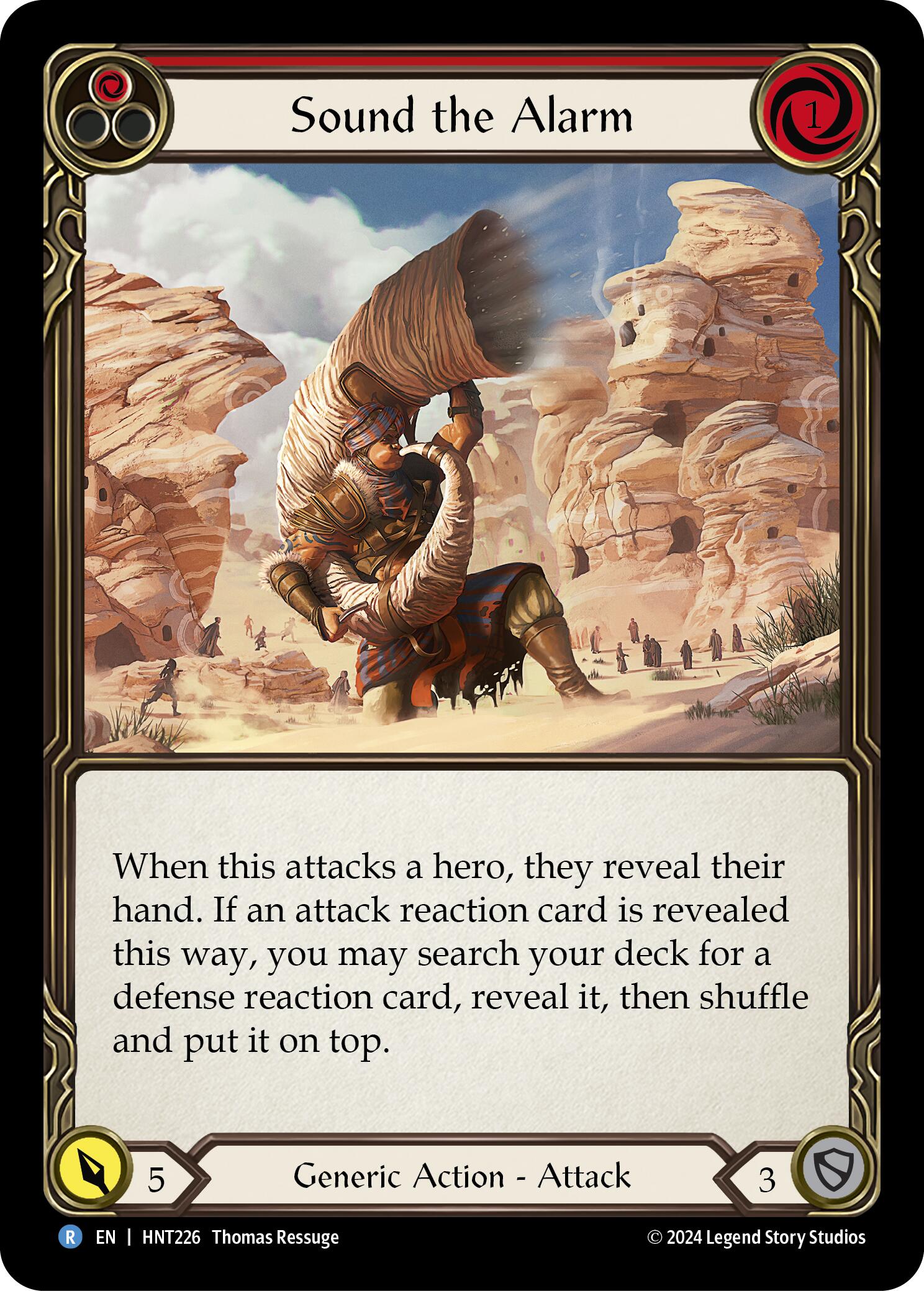 Sound the Alarm (Red) [HNT226] (The Hunted) | Card Citadel