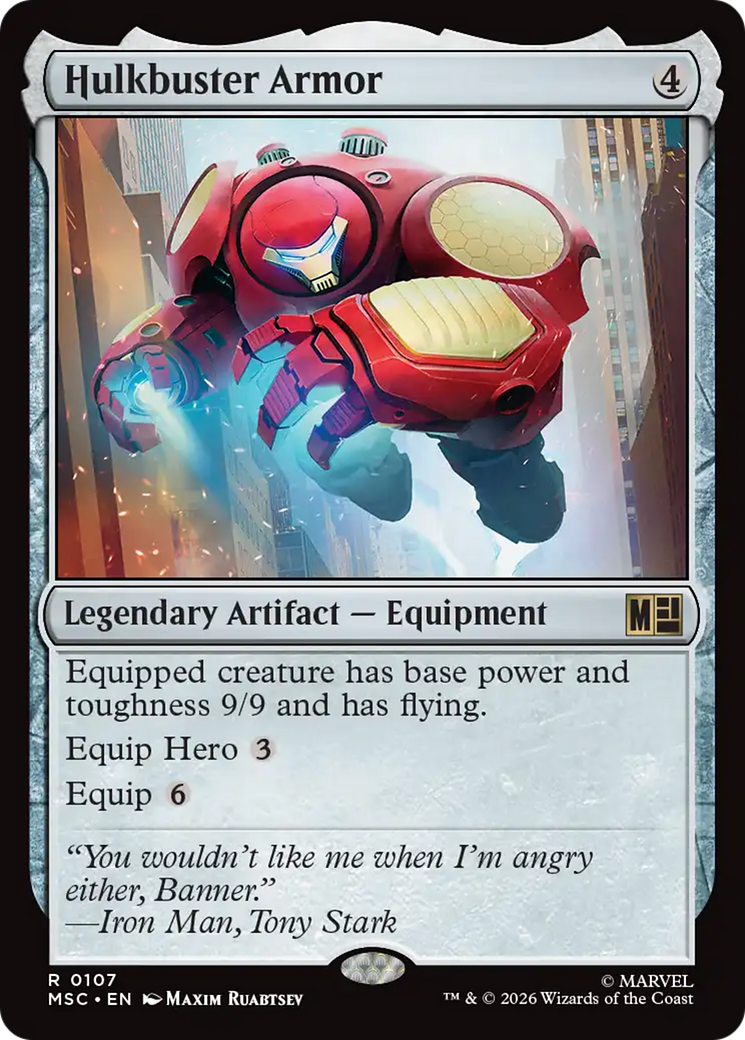 Hulkbuster Armor [Marvel Super Heroes Commander] | Card Citadel