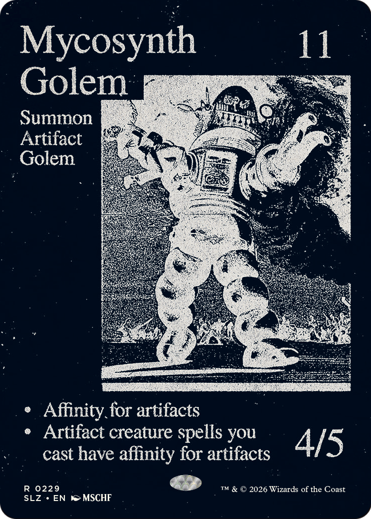 Mycosynth Golem (0229) [Secret Lair x MSCHF: The Zeta Set] | Card Citadel