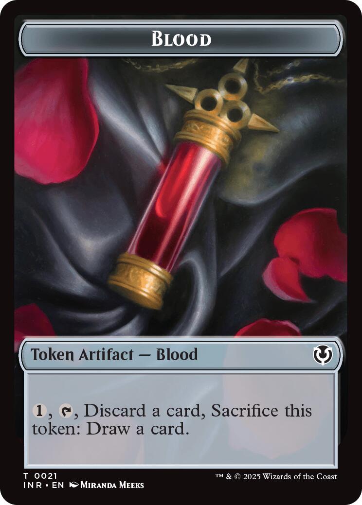 Blood // Vampire (0007) Double-Sided Token [Innistrad Remastered Tokens] | Card Citadel