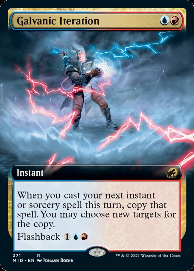 Galvanic Iteration (Extended Art) [Innistrad: Midnight Hunt] | Card Citadel