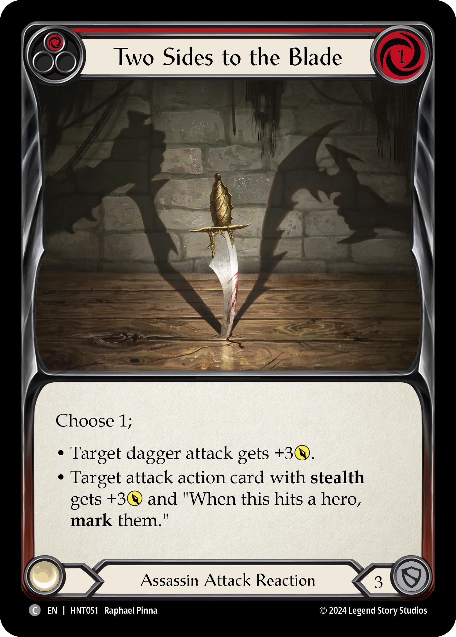 Two Sides to the Blade [HNT051] (The Hunted) | Card Citadel