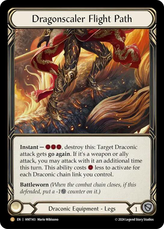 Dragonscaler Flight Path [HNT143] (The Hunted)  Cold Foil | Card Citadel