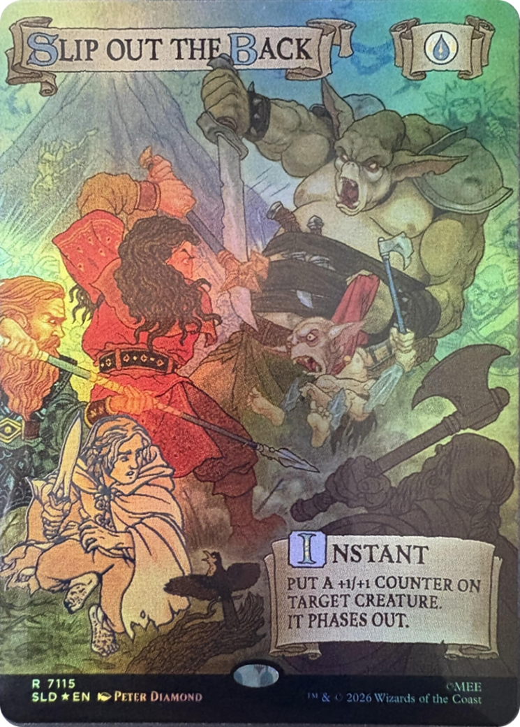 Slip Out the Back (Out Of Sight Foil) [Secret Lair Drop Series] | Card Citadel