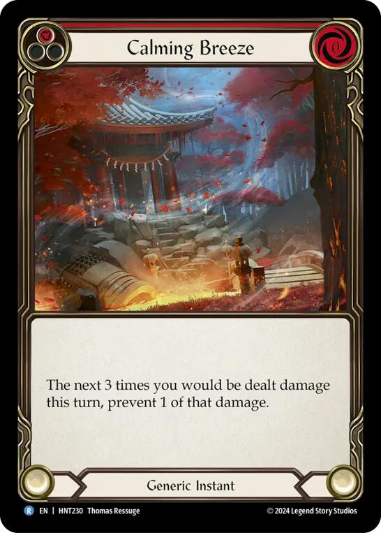 Calming Breeze [HNT230] (The Hunted)  Rainbow Foil | Card Citadel